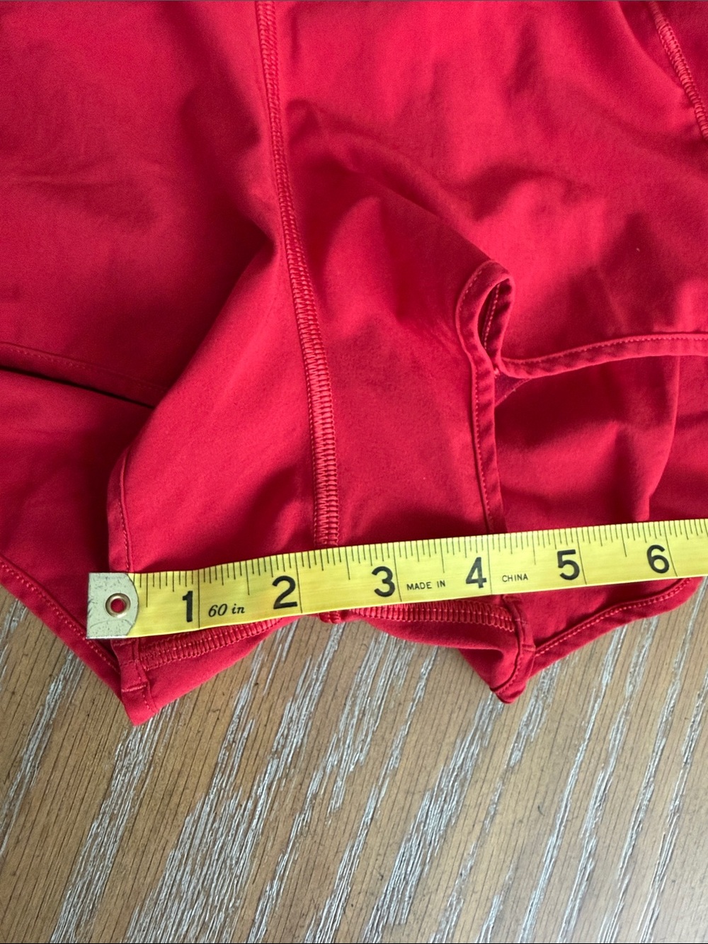 lululemon athletica Red Women's Athletic Shorts - Picture 7 of 8